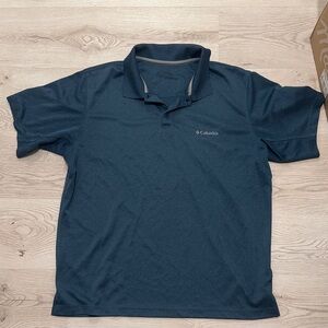 Columbia Men's Deep Teal Performance Polo
